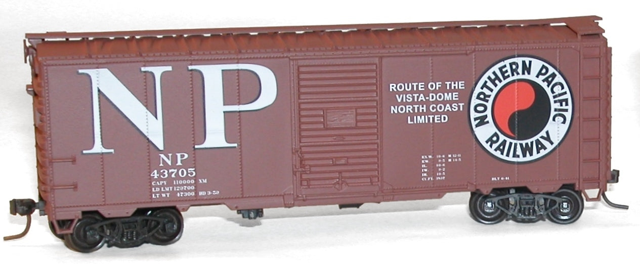 Accurail 35221 Ho 40' Aar Steel Boxcar Np
