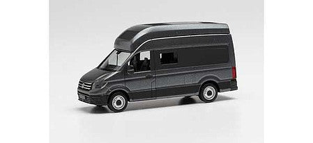 Herpa 96324 HO Scale Volkswagen Crafter Grand California 600 High-Roof Passenger Van - Assembled -- Black