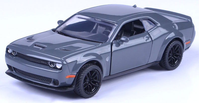 Motormax 73675AL-GY  Scale 2018 Dodge Challenger SRT Hellcat