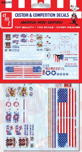 Polar Lights MKA27 1/25 American Pride Graphics Decals