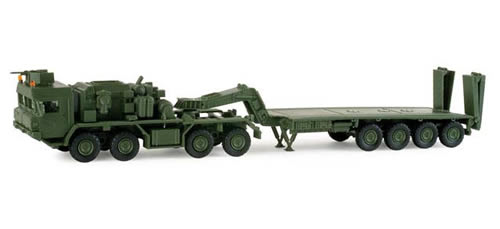Herpa 743402 HO Scale Herpa Military Modern German Army (BW) Heavy Trucks -- Tank Transport Elefant 630