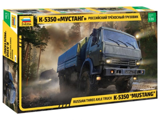 Zvezda 3697 1/35 Russian K5350 Mustang 3-Axle Truck