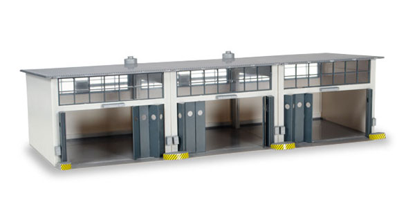 Herpa 745802 1/87 Scale Building Set - 3-Stall Repair Facility