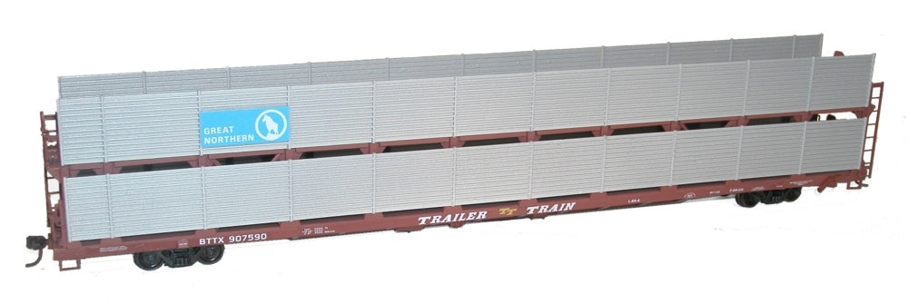 Accurail 9412 Ho 89' Bi-Level Auto Racks Gn
