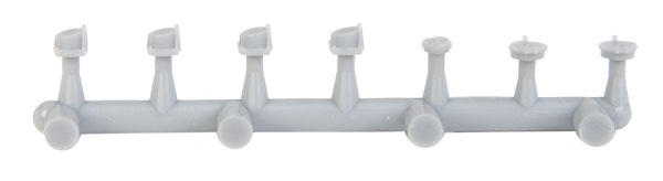 Cal Scale 618 Ho Mu Receptacle Set 6Pcs Plas