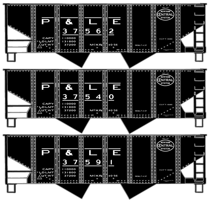 Accurail 25704 Ho Usra Hopper P&Le 3#Set