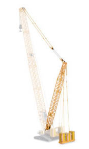 Herpa 76722 HO Scale Liebherr Crane - 600-Ton Derrick Expansion Kit