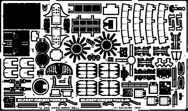 Eduard 72260 1/72 Aircraft- G3M2/M3 Nell for HSG