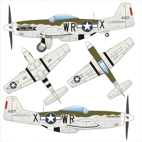 Arsenal-M 770184 1/87 Scale P-51D Mustang Fighter Plane 8th Air Force Europe