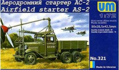 Unimodel 321 1/72 AS2 Airfield Starter on GAZ-AAA Truck Chassis