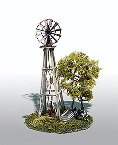 Woodland Scenics 103 HO Scale Mini-Scene(TM) Unpainted Metal Kit -- Windmill
