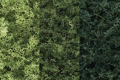 Woodland Scenics 1101 All Scale Realistic Trees Kits(TM) - Green Deciduous -- Mixed Green - 3/4 to 3"  1.9 to 7.6cm Tall pkg(36)