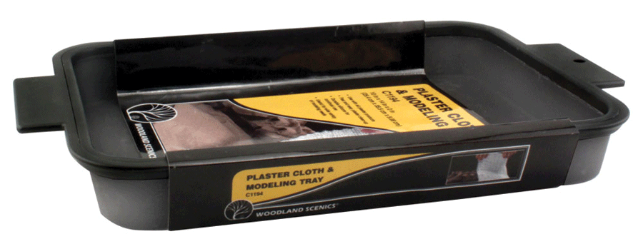 Woodland Scenics 1194 All Scale Plaster Cloth/Modeling Tray -- 10 x 14 x 1-3/4" 25.4 x 35.5 x 4.44cm