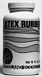Woodland Scenics 1204 All Scale Latex Rubber (Liquid) -- 16oz 455mL