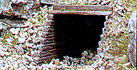 Woodland Scenics 1265 All Scale Culverts (Hydrocal Plaster Castings) pkg(2) -- Timber