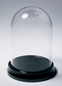 Woodland Scenics 127 All Scale Mini-Scene(TM) Glass Display Dome w/Plastic Base -- pkg(4)