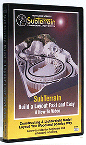 Woodland Scenics 1400 All Scale SubTerrain DVD -- Build a Layout Fast & Easy: A How-To Video