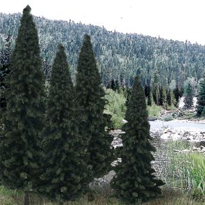 Woodland Scenics 1586 All Scale Evergreen Tree Value Pack - Ready Made Trees(TM) -- 4 - 6" 10.2 - 15.2cm pkg(13)
