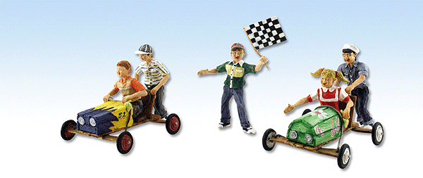 Woodland Scenics 1952 HO Scale Downhill Derby - Scenic Accents(R)
