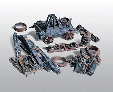 Woodland Scenics 202 HO Scale Scenic Details(R) -- Trackside Junk Piles (Unpainted Metal)