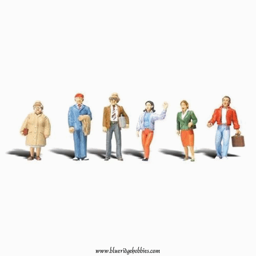 Woodland Scenics 2042 All Scale Architectural Models(R) Standing People -- 1/4"