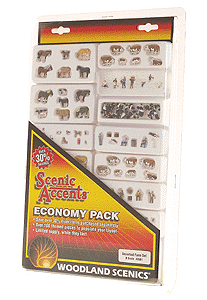 Woodland Scenics 2061 N Scale Farm Figure Economy Pack - Scenic Accents(R)