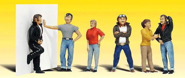 Woodland Scenics 2136 N Scale Scenic Accents(R) Figures -- Rebels
