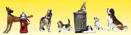 Woodland Scenics 2140 N Scale Dogs & Cats - Scenic Accents(R) -- pkg(12)