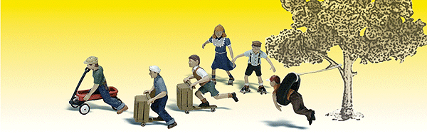 Woodland Scenics 2198 N Scale Scenic Accents(R) Figures -- Playtime