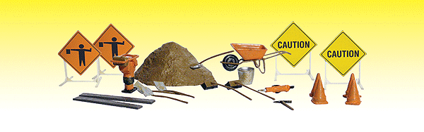 Woodland Scenics 2213 N Scale Scenic Accents(R) Details -- Road Crew Details