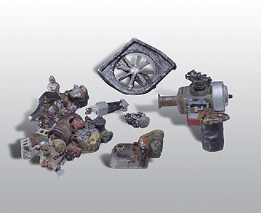 Woodland Scenics 225 HO Scale Scenic Details(R) (Unpainted Metal Castings) -- Industrial Junk Piles