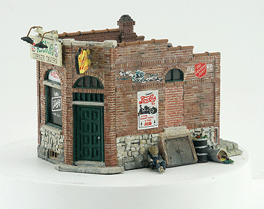 Woodland Scenics 238 HO Scale Scenic Details(R) - Unpainted Metal Kit -- Rocky's Tavern - 3-1/8 x 2-1/4" 7.9 x 5.7cm