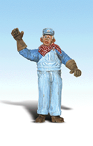 Woodland Scenics 2536 G Scale Scenic Accents(R) Figures -- Ernie The Engineer