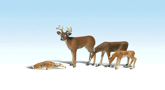 Woodland Scenics 2543 G Scale Scenic Accents(R) Figures -- Buck & Family