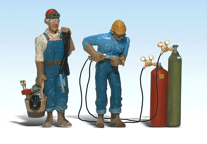 Woodland Scenics 2544 G Scale Scenic Accents(R) Figures -- Welder Brothers