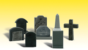 Woodland Scenics 2554 G Scale Scenic Accents(R) -- Tombstones pkg(8)