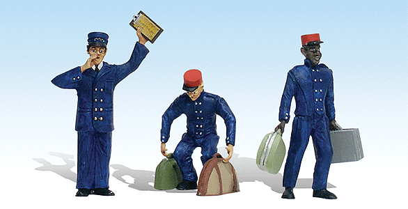 Woodland Scenics 2558 G Scale Scenic Accents(R) Figures -- All Aboard