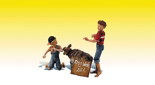 Woodland Scenics 2566 G Scale Scenic Accents(R) Figures -- You Dirty Dog