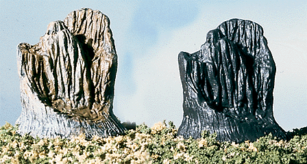 Woodland Scenics 32 All Scale Broken Stumps pkg(14)