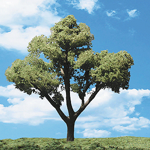 Woodland Scenics 3546 All Scale Woodland Classic Trees(R) Ready Made - Early Light -- 1-1/4 to 2" 3.7 to 5.1cm Tall pkg(5)