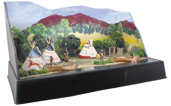 Woodland Scenics 4133 All Scale Tepee Village - Scene-A-Rama(TM) -- Kit