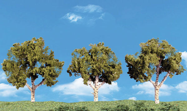 Woodland Scenics 4149 All Scale Deciduous Trees - Scene-A-Rama(TM) -- 4 to 5" 10.1 to 12.7cm pkg(3)