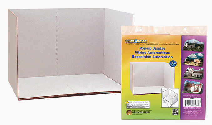Woodland Scenics 4168 All Scale Pop-Up Display - Scene-A-Rama(TM) School Project -- 10-3/4 x 7-3/8 x 7-1/2" 27.3 x 18.7 x 19cm