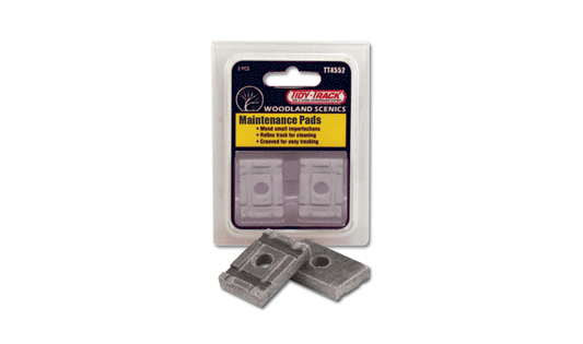 Woodland Scenics 4552 All Scale Tidy Track(TM) Maintenance Product -- Maintenance Pads Cleaning Pad Replacement pkg(2)
