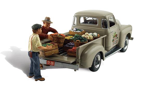 Woodland Scenics 5561 HO Scale AutoScenes(R) - Assembled -- Paul's Fresh Produce