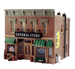 Woodland Scenics 5890 O Scale Lubener's General Store - Landmark Structures(R) -- Kit - 9-13/32 x 8-3/4 x 7-1/2" 23.8 x 22.2 x 19cm