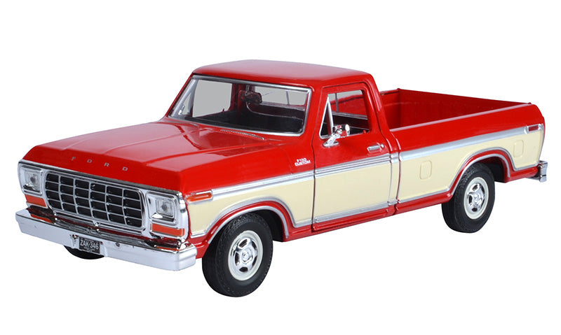 Motormax 79346AC-RCR 1/24 Scale 1979 Ford F-150 Custom Pickup