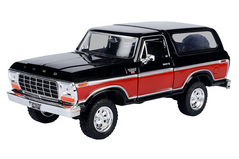 Motormax 79371BKR 1/24 Scale 1978 Ford Bronco Hard Top