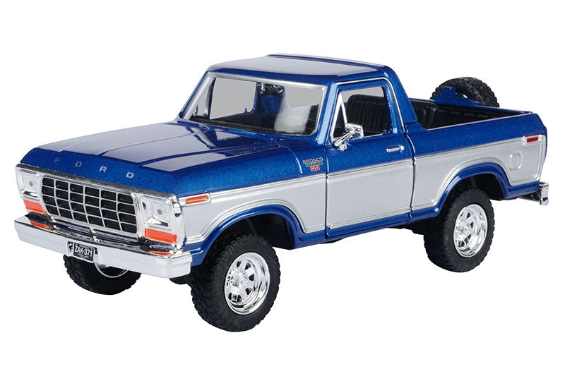 Motormax 79372BLS 1/24 Scale 1978 Ford Bronco Open Top