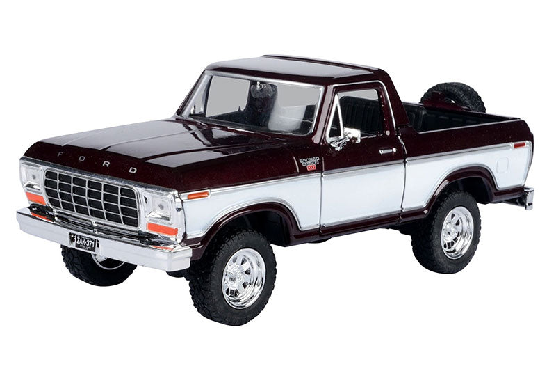 Motormax 79372BRWT 1/24 Scale 1978 Ford Bronco Open Top